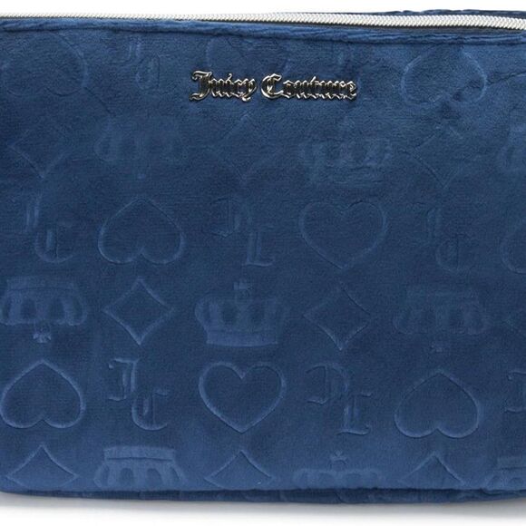 {Juicy Couture} Navy Blue Cosmetic Bag - Picture 5 of 8